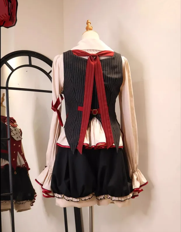 LizBird~Natural Philosophy~Ouji Lolita Shorts Suit Prince Shirt Bloomers Set