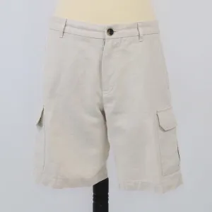 Loro Piana Off White Cargo Shorts