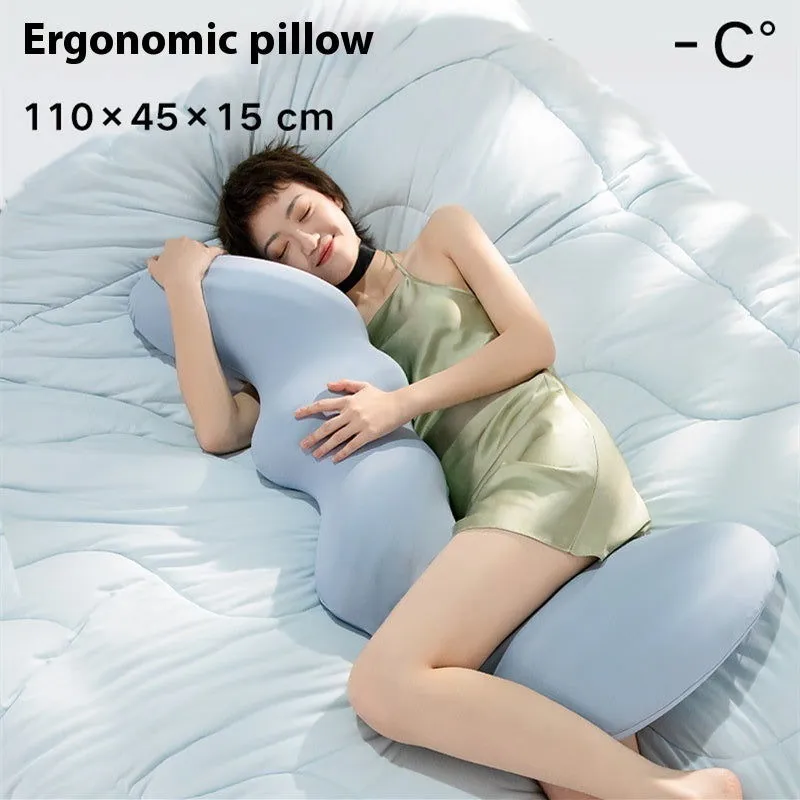 LovelyRLovely Leg-supporting Ergonomic Bed Long Pillow