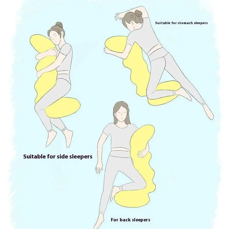 LovelyRLovely Leg-supporting Ergonomic Bed Long Pillow