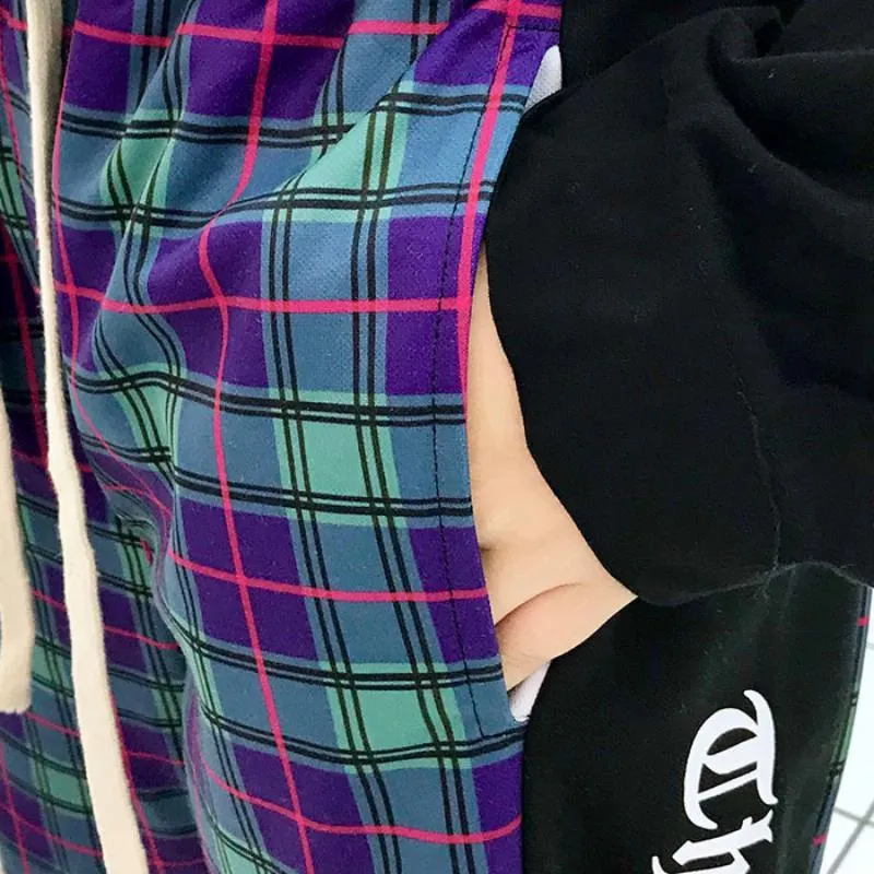 Men's Cotton Plaid Sweatpants