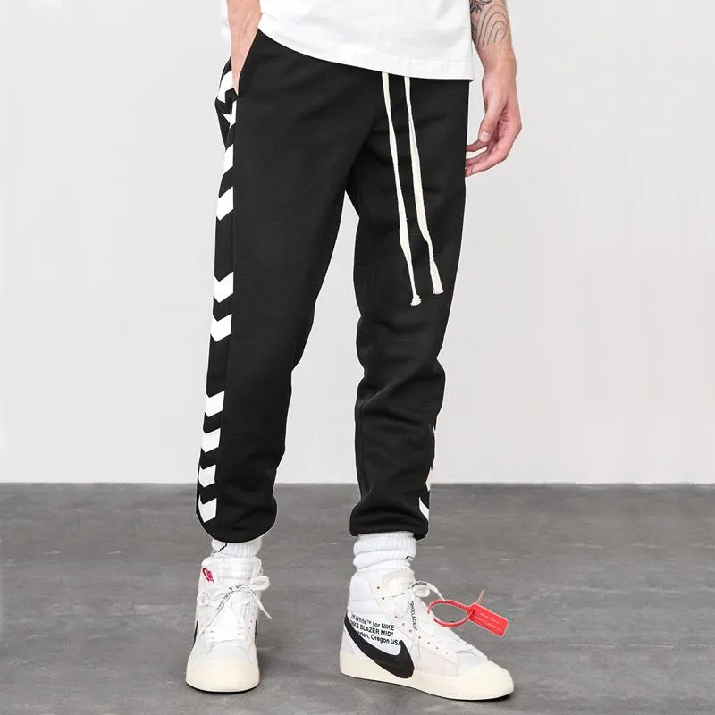 Men's Printed Sweatpants With Elastic Waist