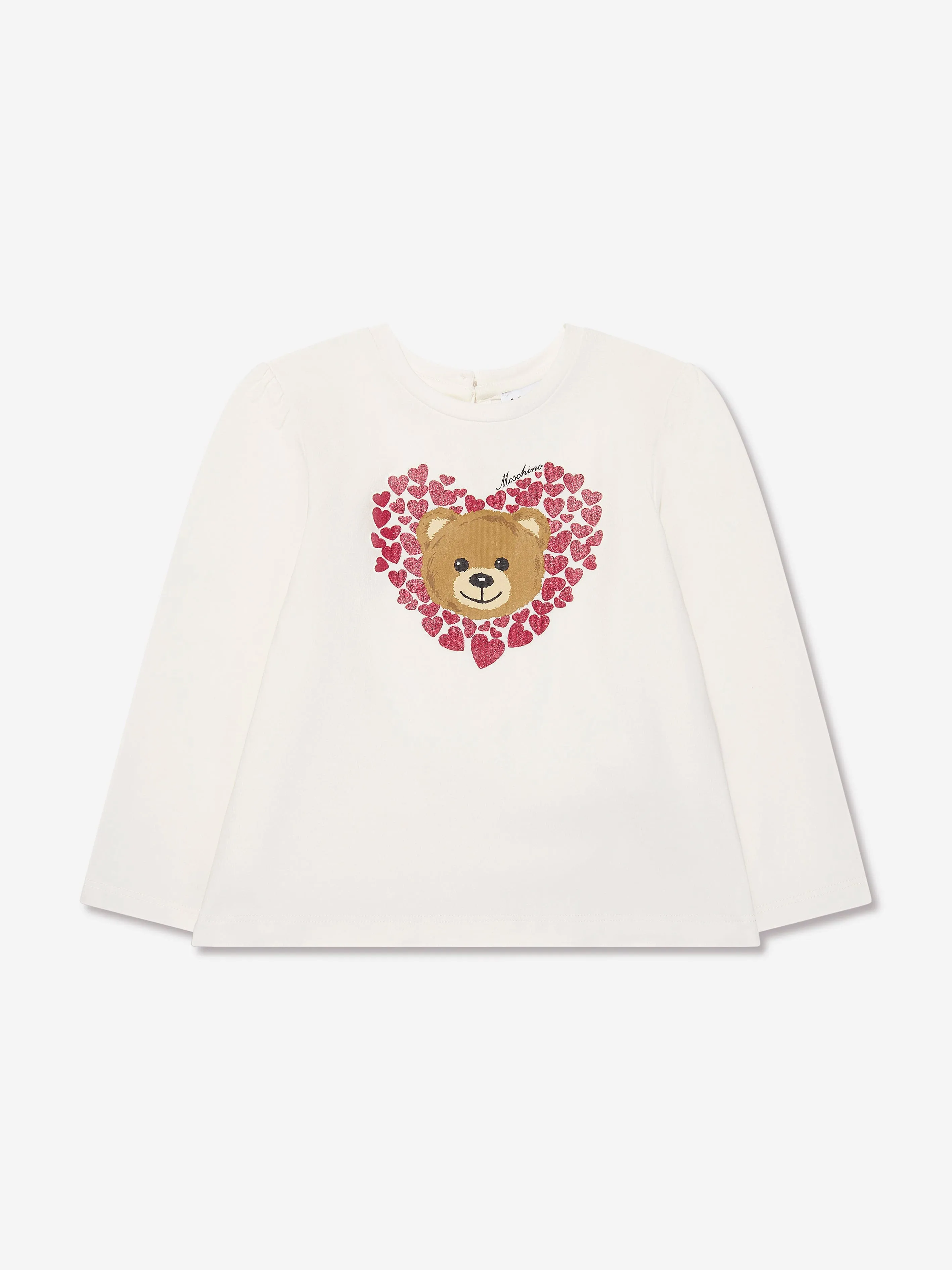 Moschino Baby Girls T-Shirt And Skirt Set in Ivory