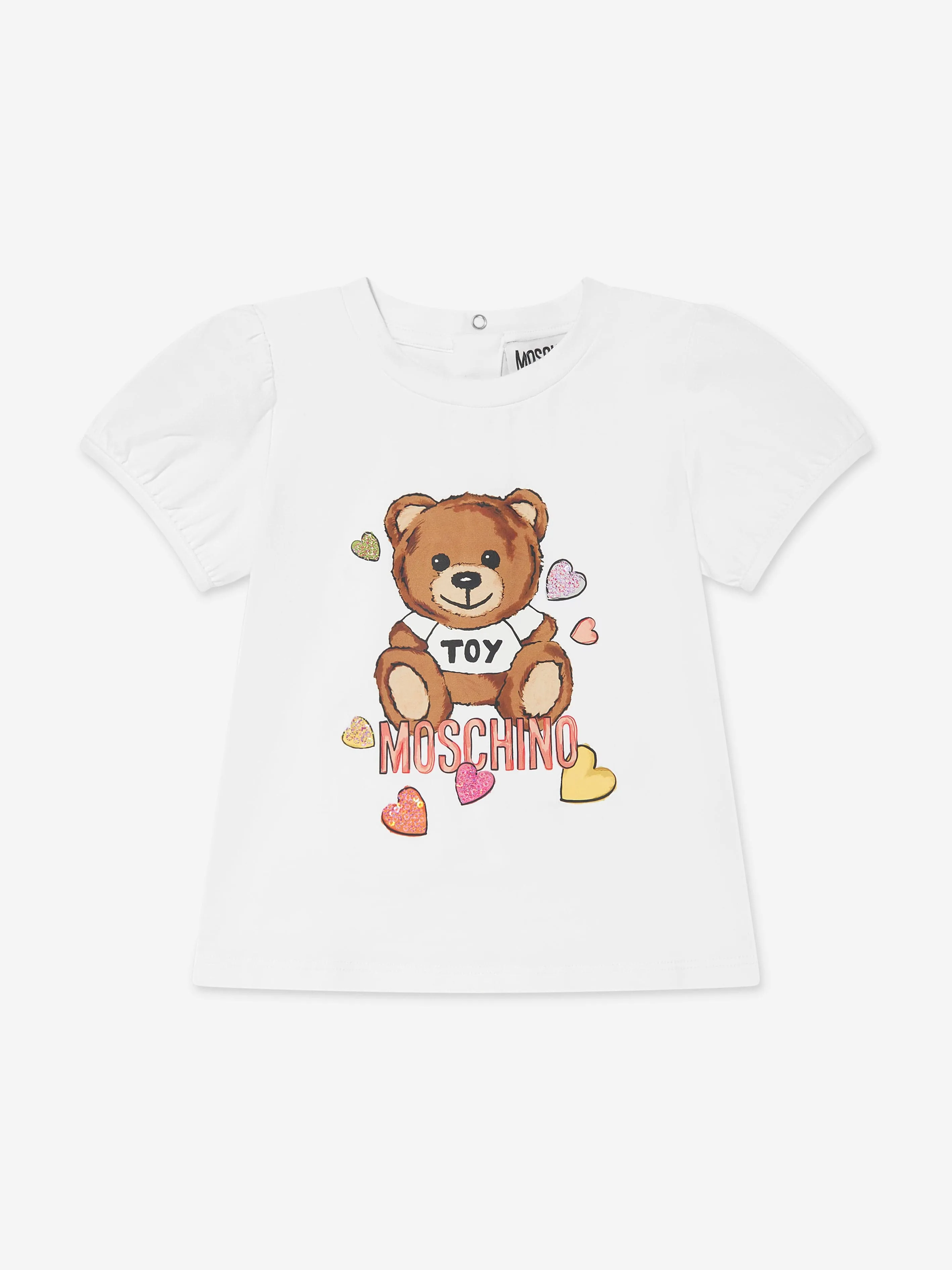 Moschino Baby Girls Teddy Bear Skirt Set in Multicolour