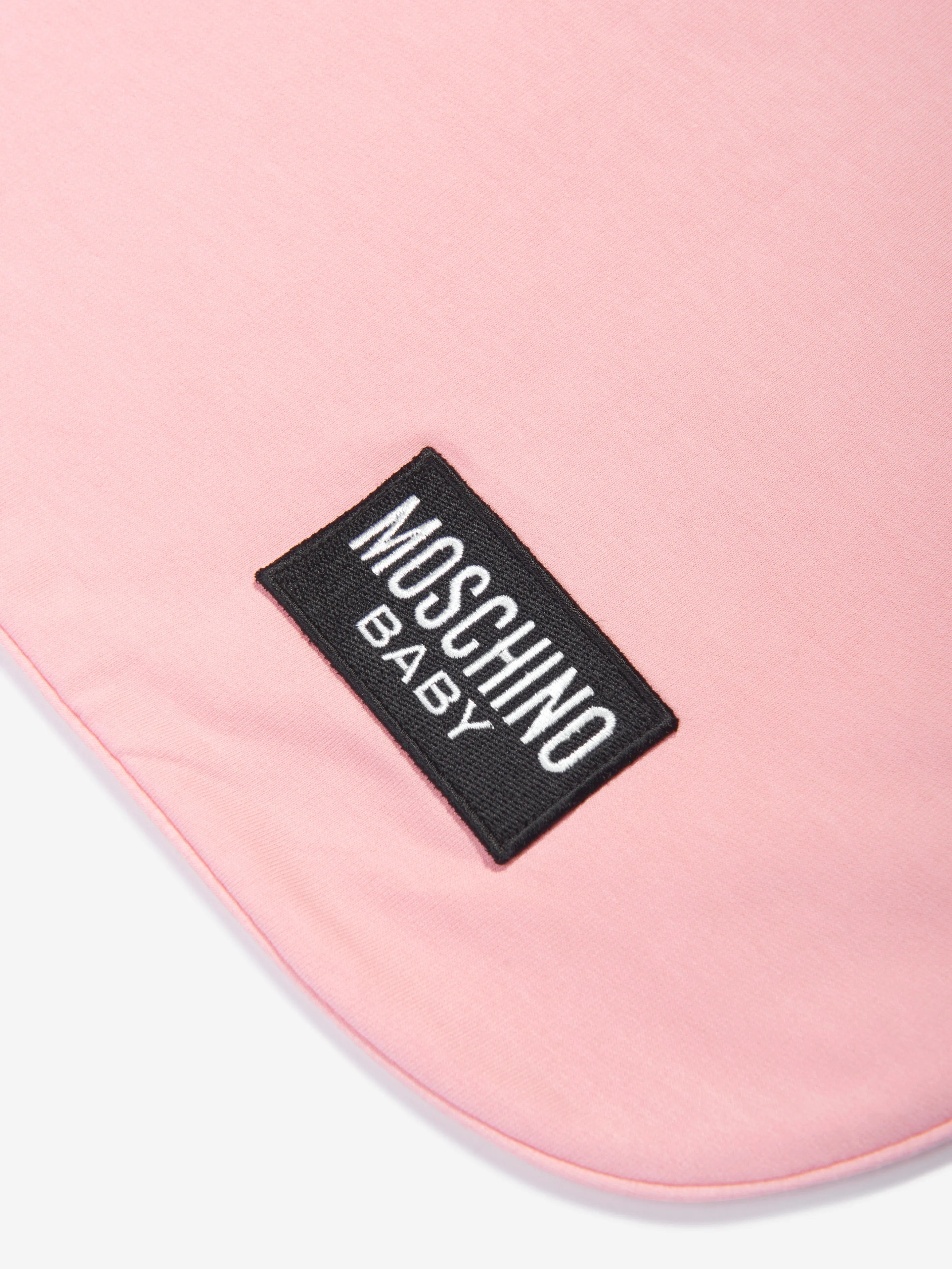 Moschino Baby Girls Teddy Logo Blanket in Pink (70cm)