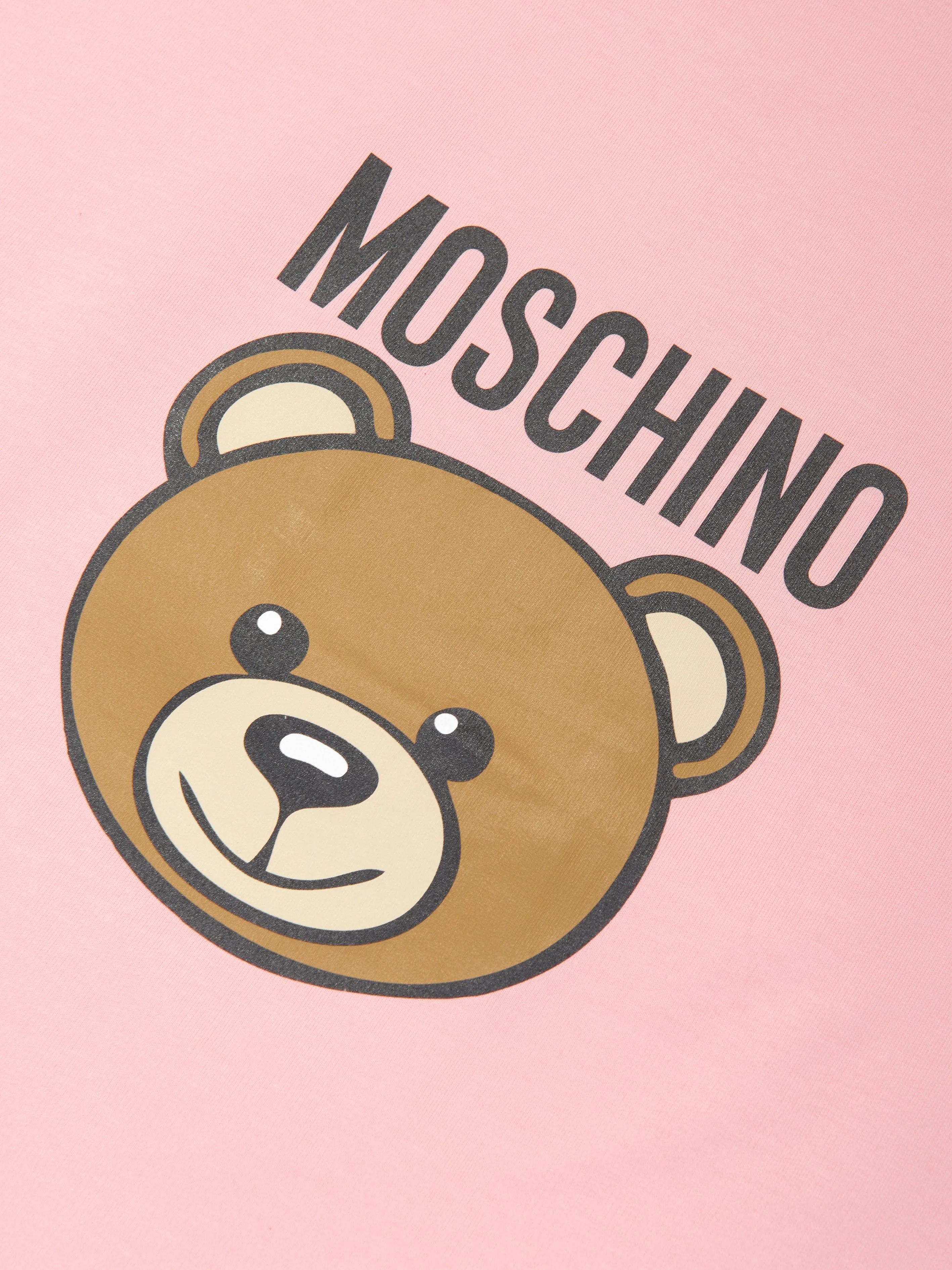 Moschino Baby Girls Teddy Logo Blanket in Pink (70cm)