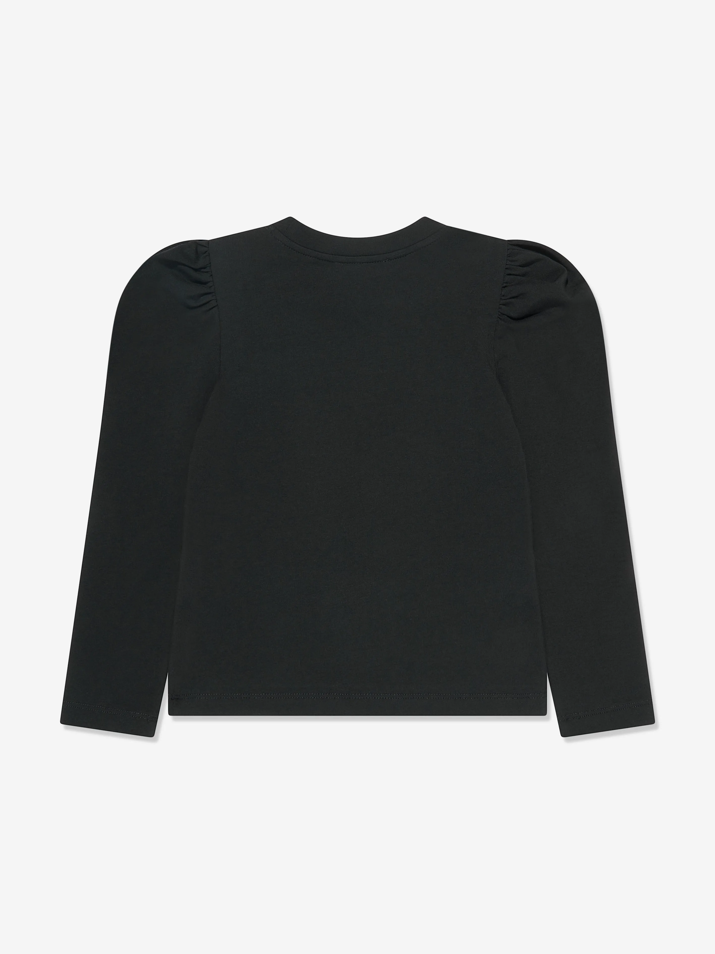 Moschino Girls Long Sleeve Teddy T-Shirt in Black