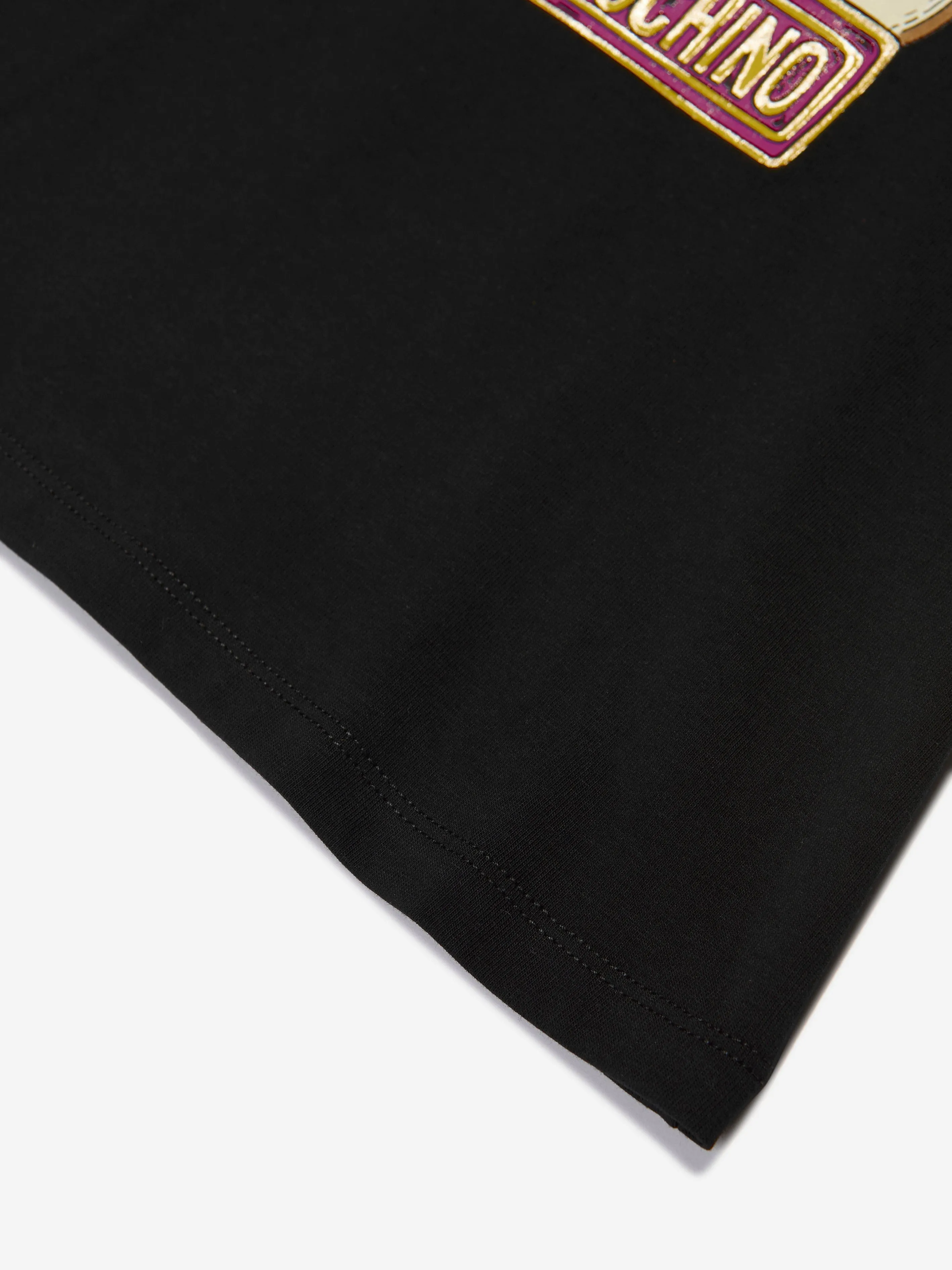 Moschino Girls Teddy Bear T-Shirt in Black