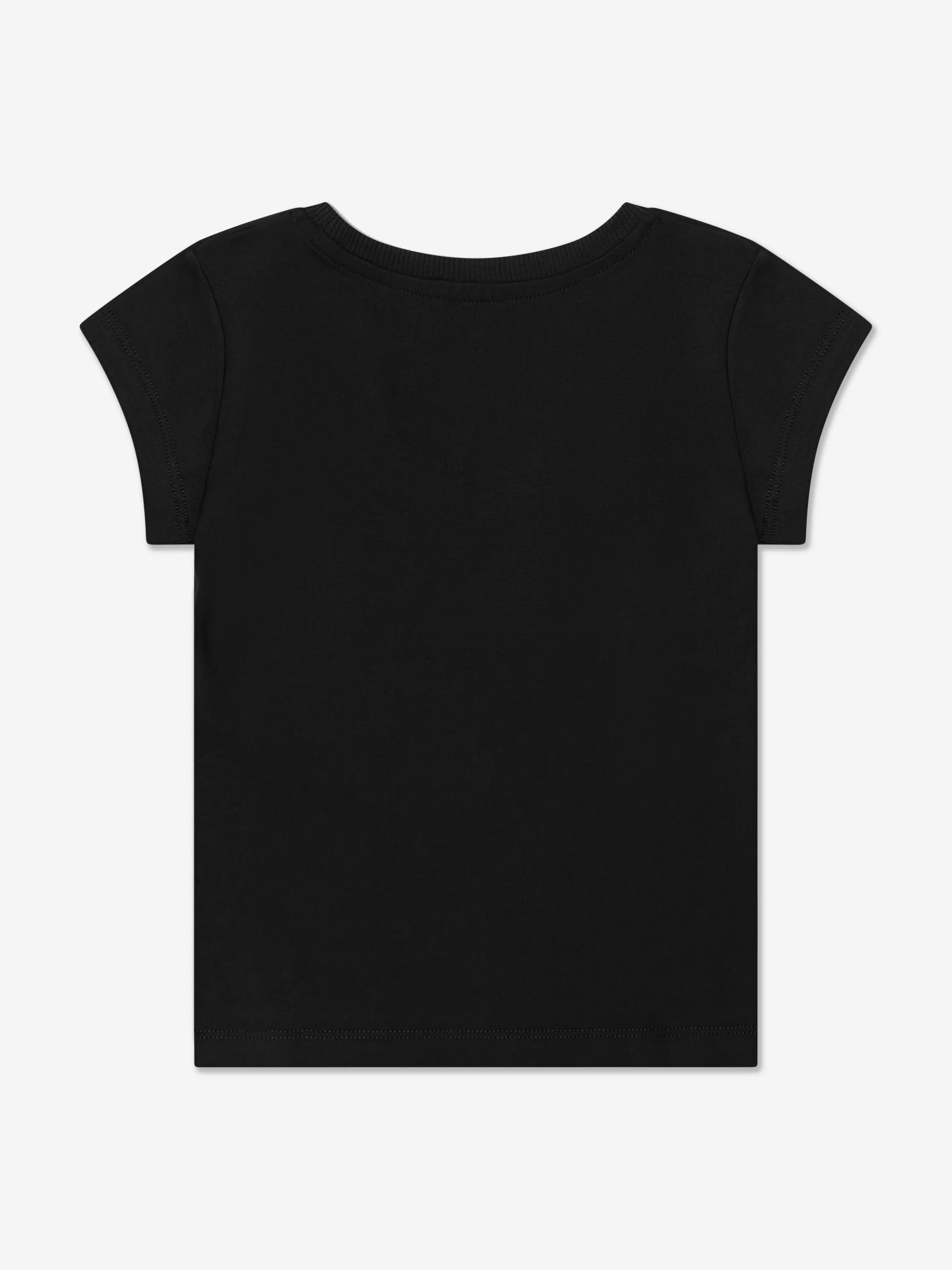 Moschino Girls Teddy Bear T-Shirt in Black