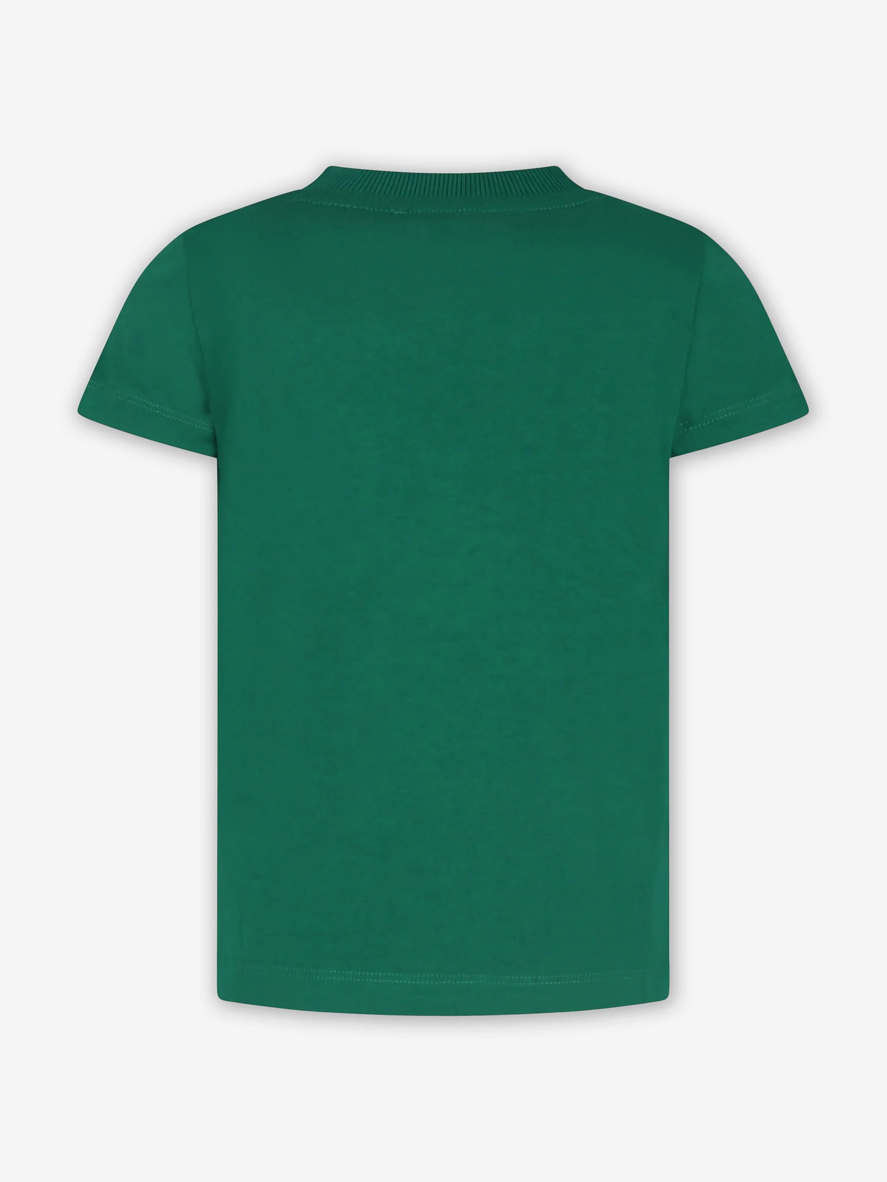 Moschino Kids Teddy Bear Logo T-Shirt in Green