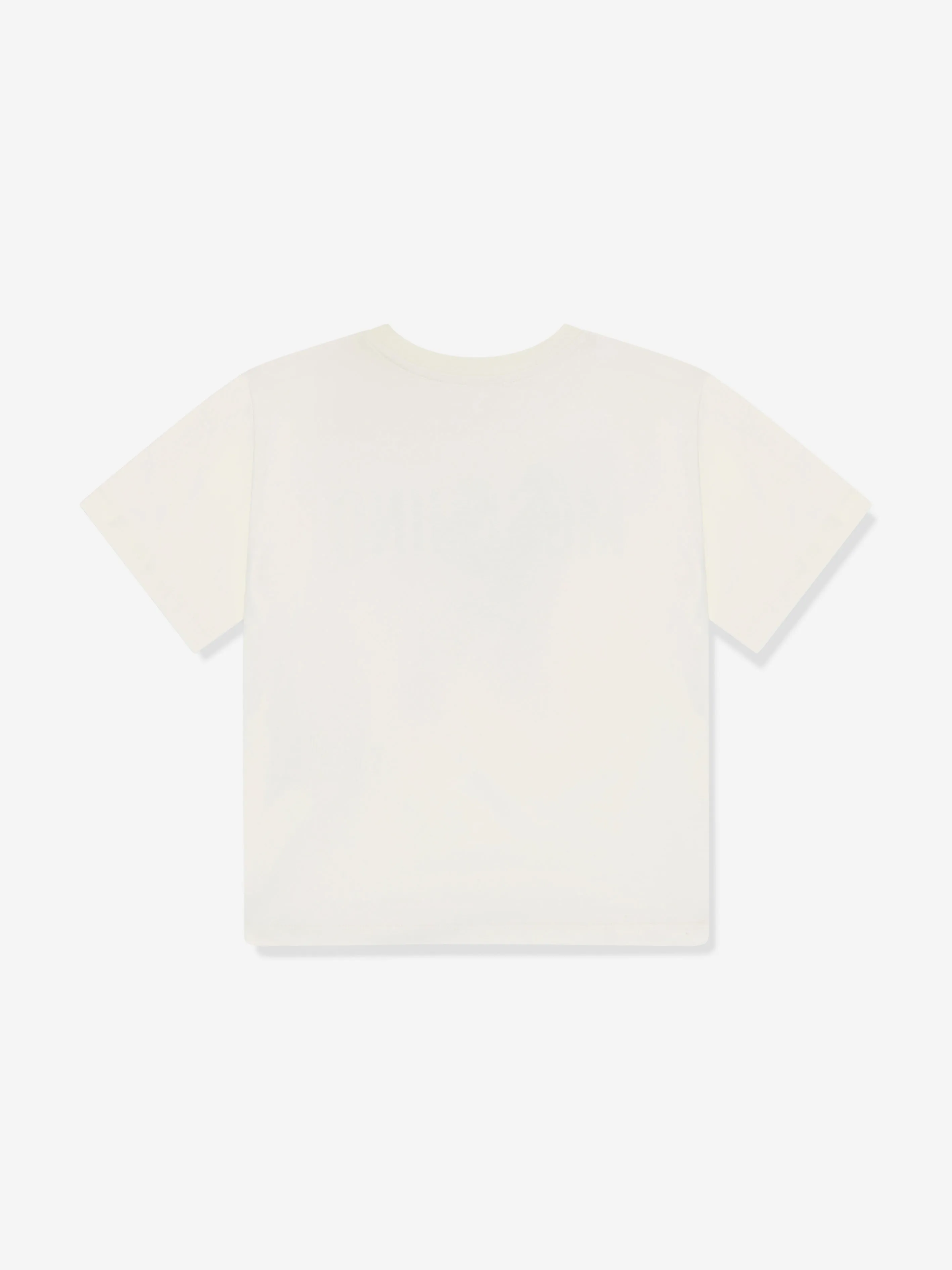 Moschino Kids Teddy Logo T-Shirt in Ivory