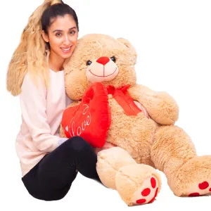 Mr. Cuddles 4 ft Color Brown