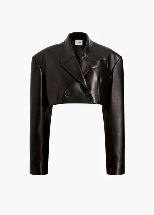 Nando Jacket in Black Leather