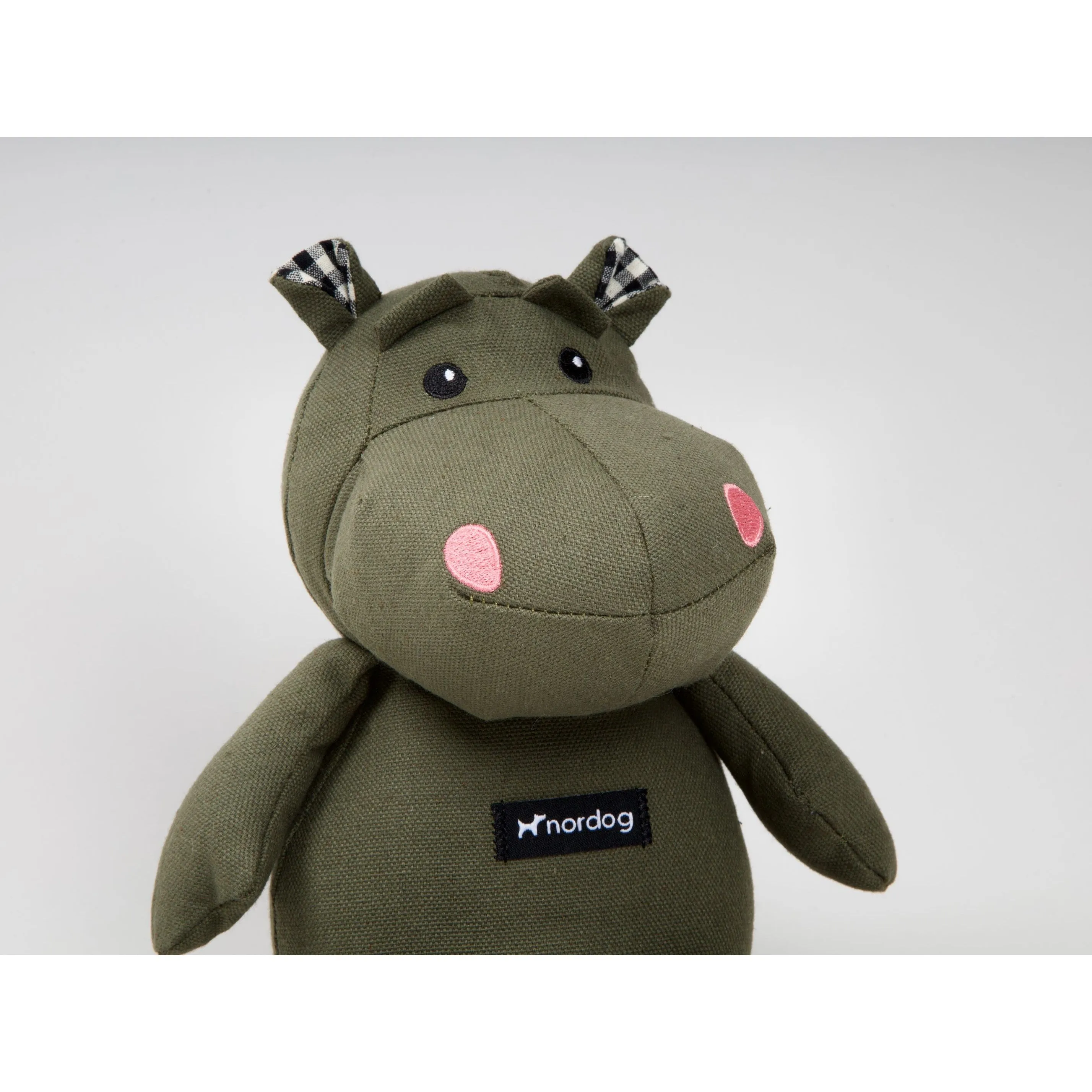 Nordog | Henny The Hippo Olive - Plush Dog Toy