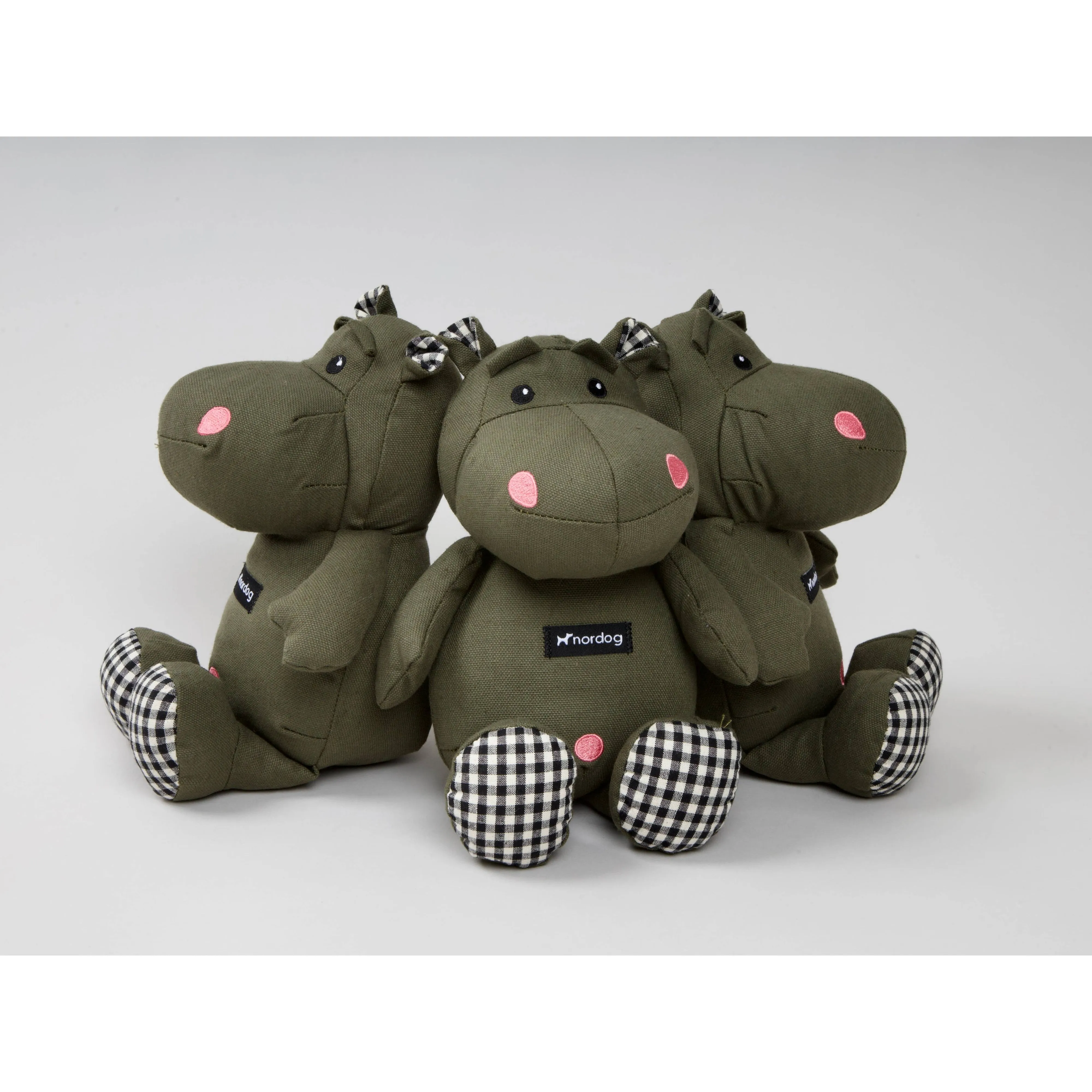 Nordog | Henny The Hippo Olive - Plush Dog Toy