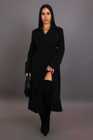 Not My Problem Coat - Black