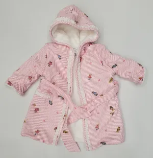 Nwt Girls Polo Ralph Lauren Pink Teddy Bear Robe (3M)