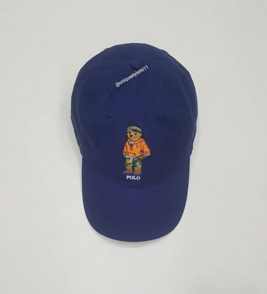 Nwt Polo Ralph Lauren Navy Beach Bear Adjustable Strap