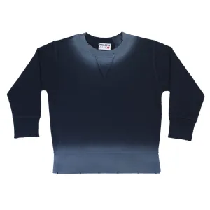 ombré sweatshirt in navy