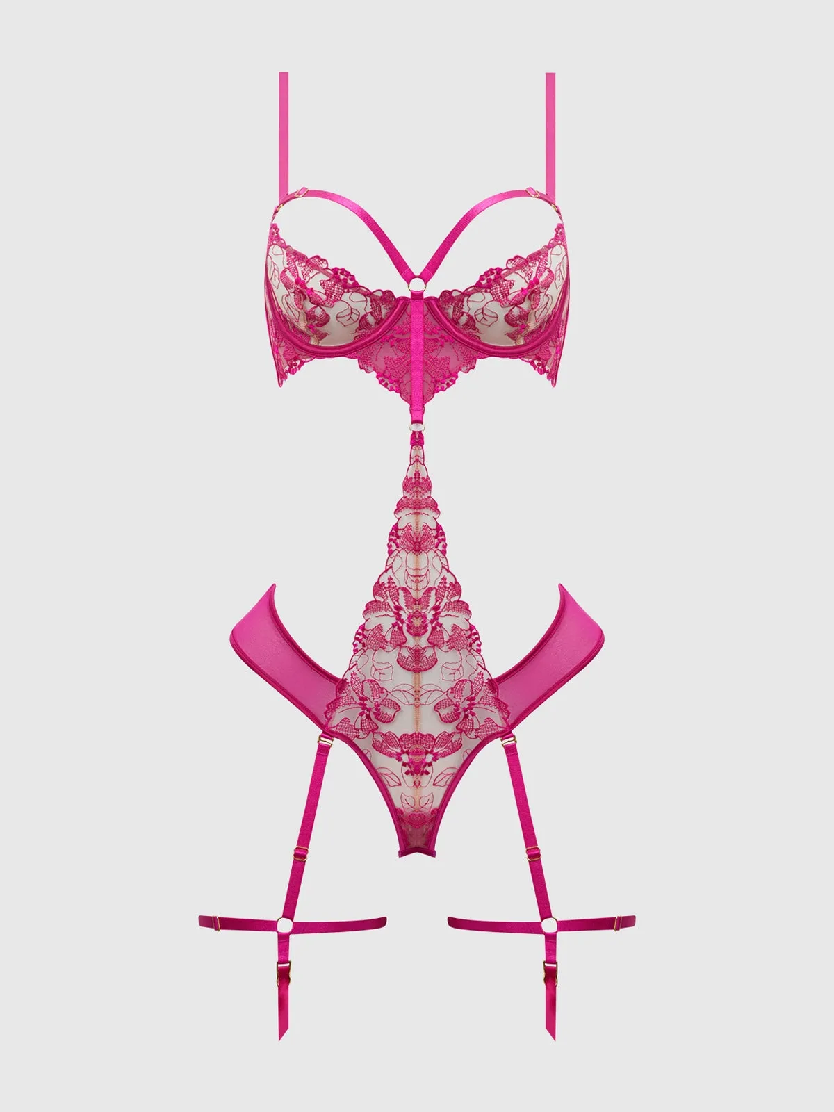 One Of A Kind- Underwire Lace Teddy