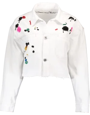 Paint Splatter Denim Jacket