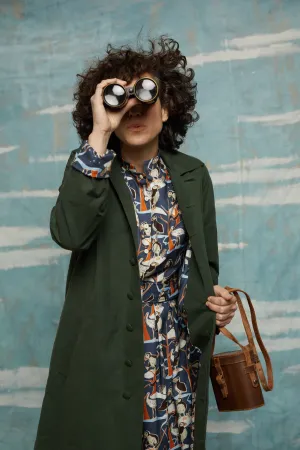 Palava Trenchcoat - Dark Green - Puffin Lining