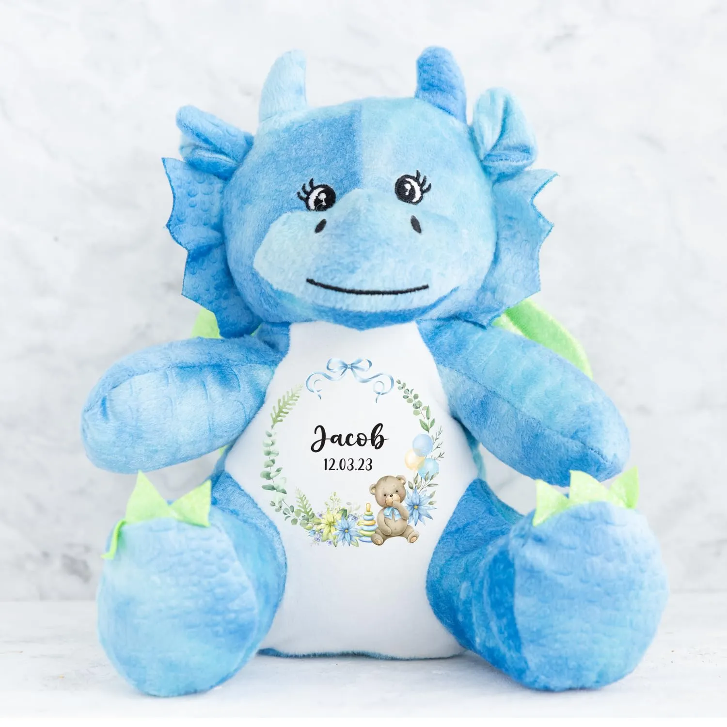 Personalised Bunny Rabbit, New Baby Gift, Personalised Plush Soft Toy, Your Name Teddy, Cuddly Toy, Girls and Boys Teddy Baby Shower Gift