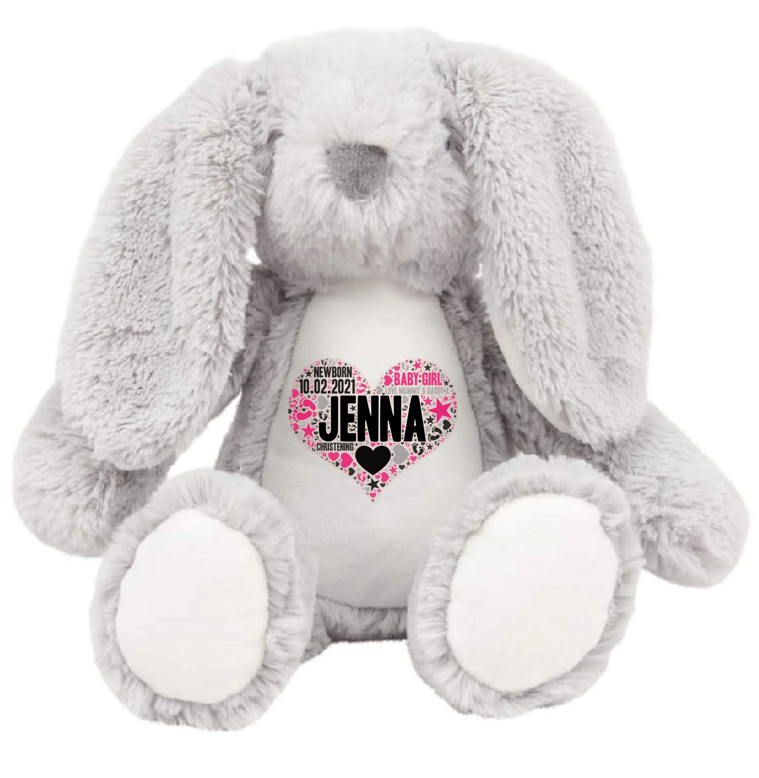 Personalised Bunny Teddy Bear