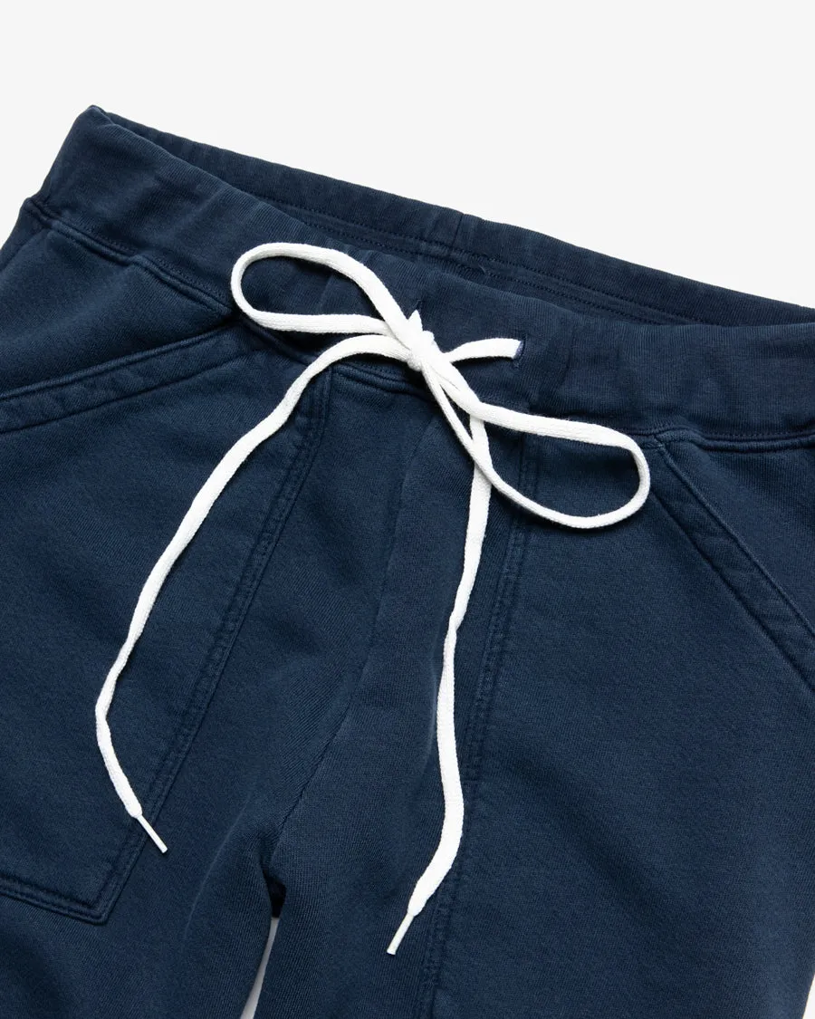 PIGMENT-DYED ARMY GYM SWEATPANTS NAVY