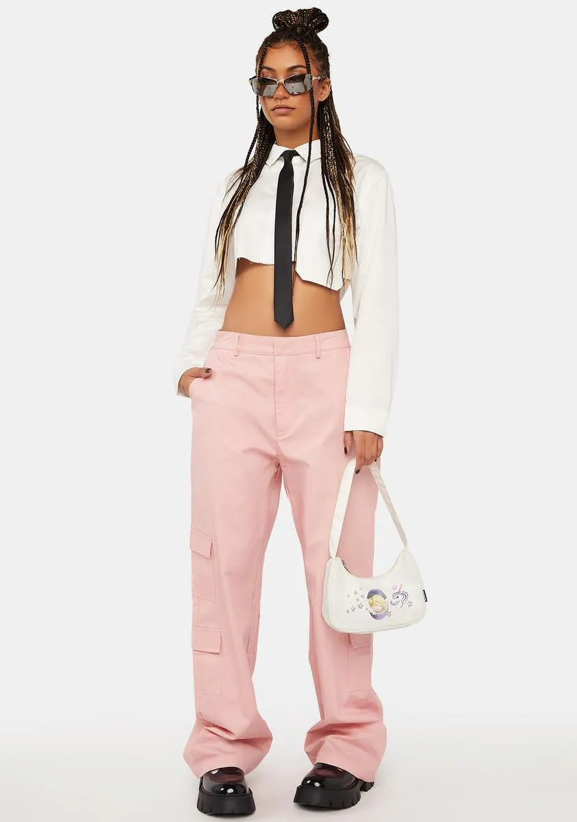 Pink Y2K Cargo Pants