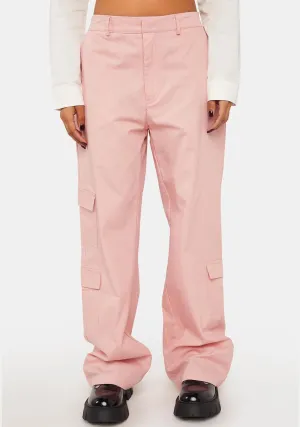 Pink Y2K Cargo Pants