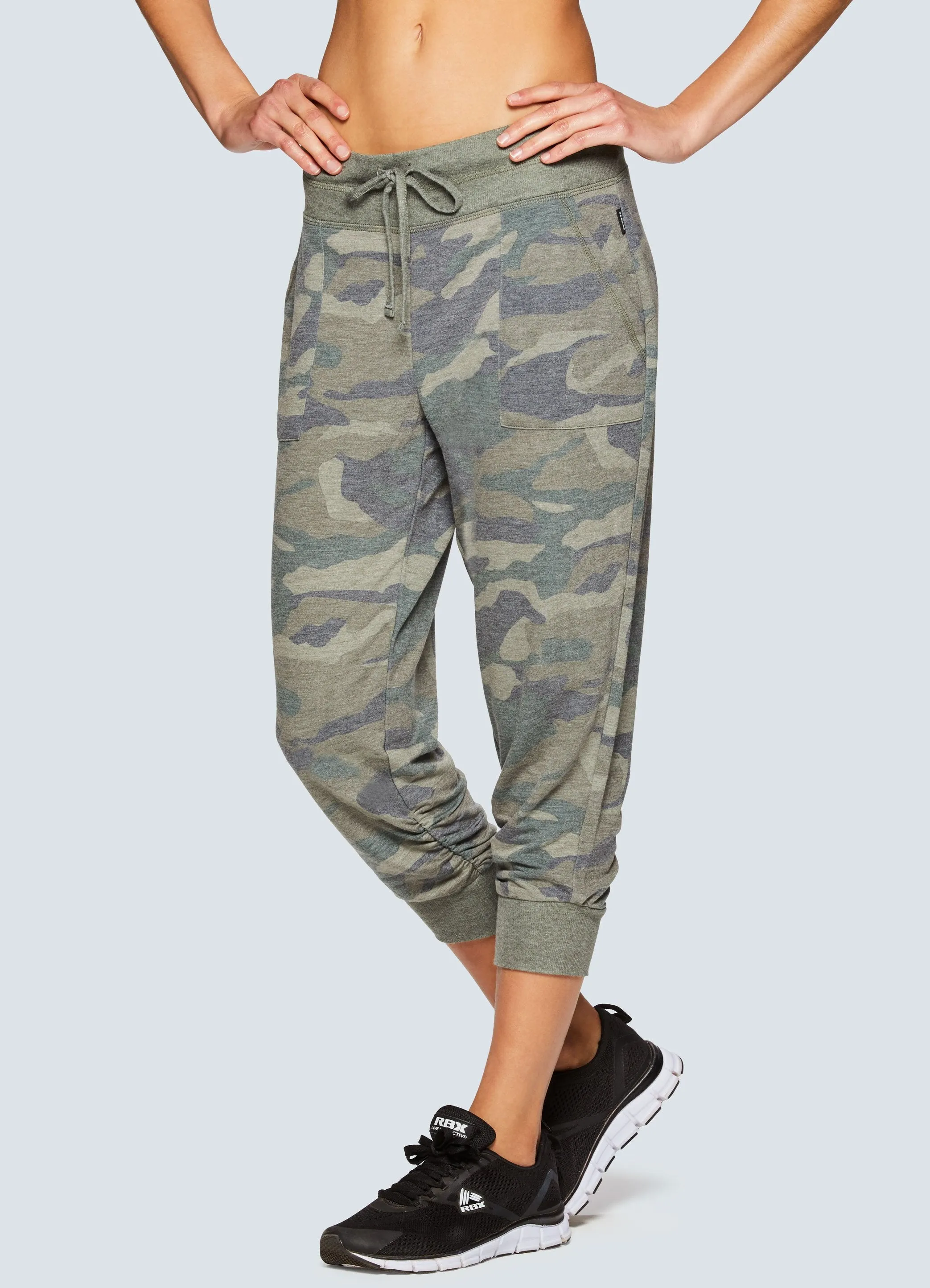 Prime Camo Print Cropped Jogger Pant