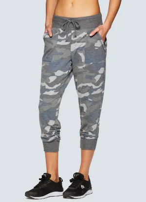 Prime Camo Print Cropped Jogger Pant