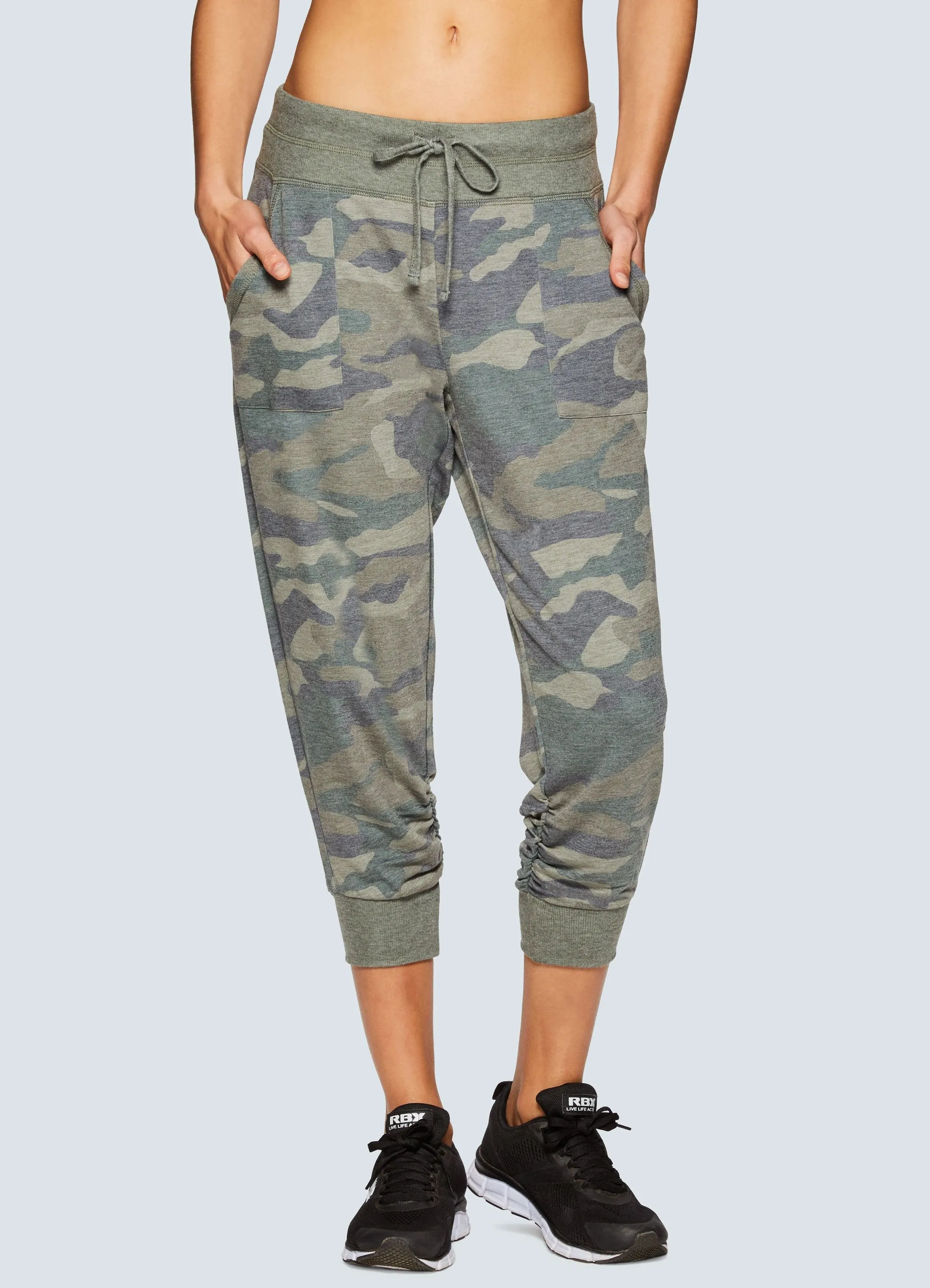 Prime Camo Print Cropped Jogger Pant