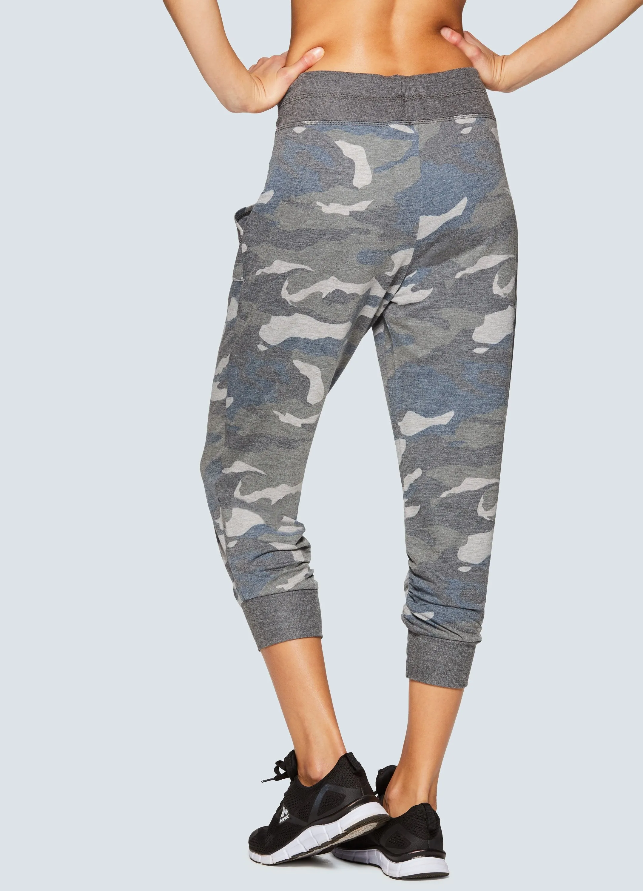 Prime Camo Print Cropped Jogger Pant