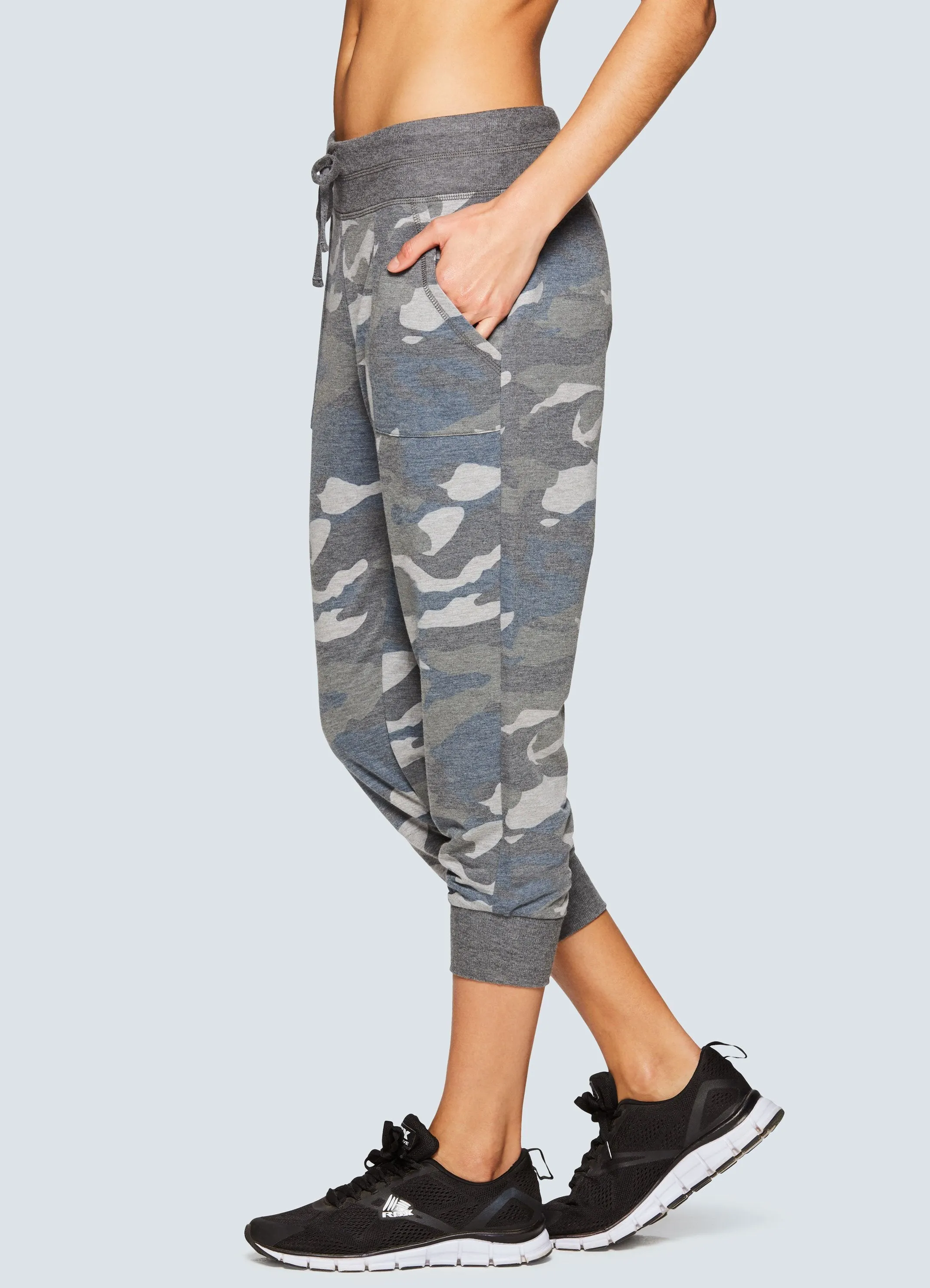 Prime Camo Print Cropped Jogger Pant