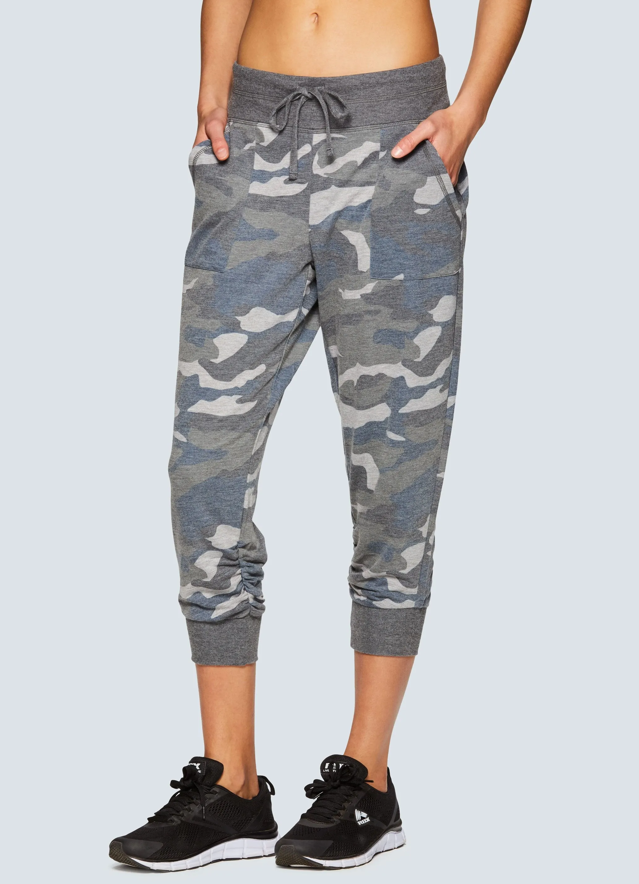 Prime Camo Print Cropped Jogger Pant