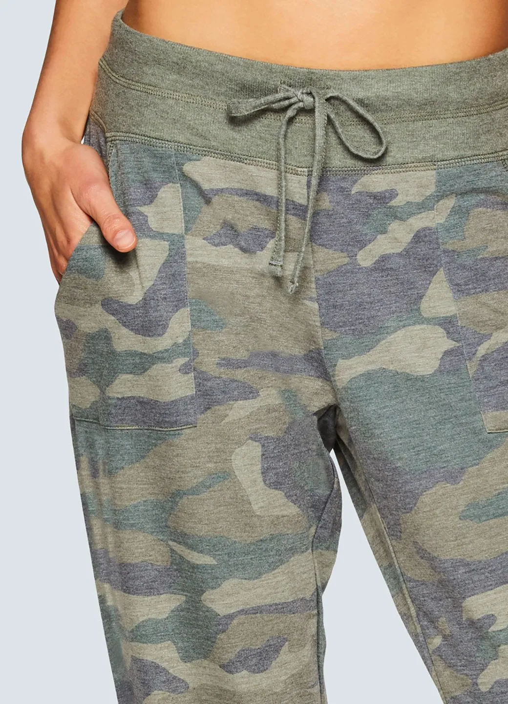 Prime Camo Print Cropped Jogger Pant
