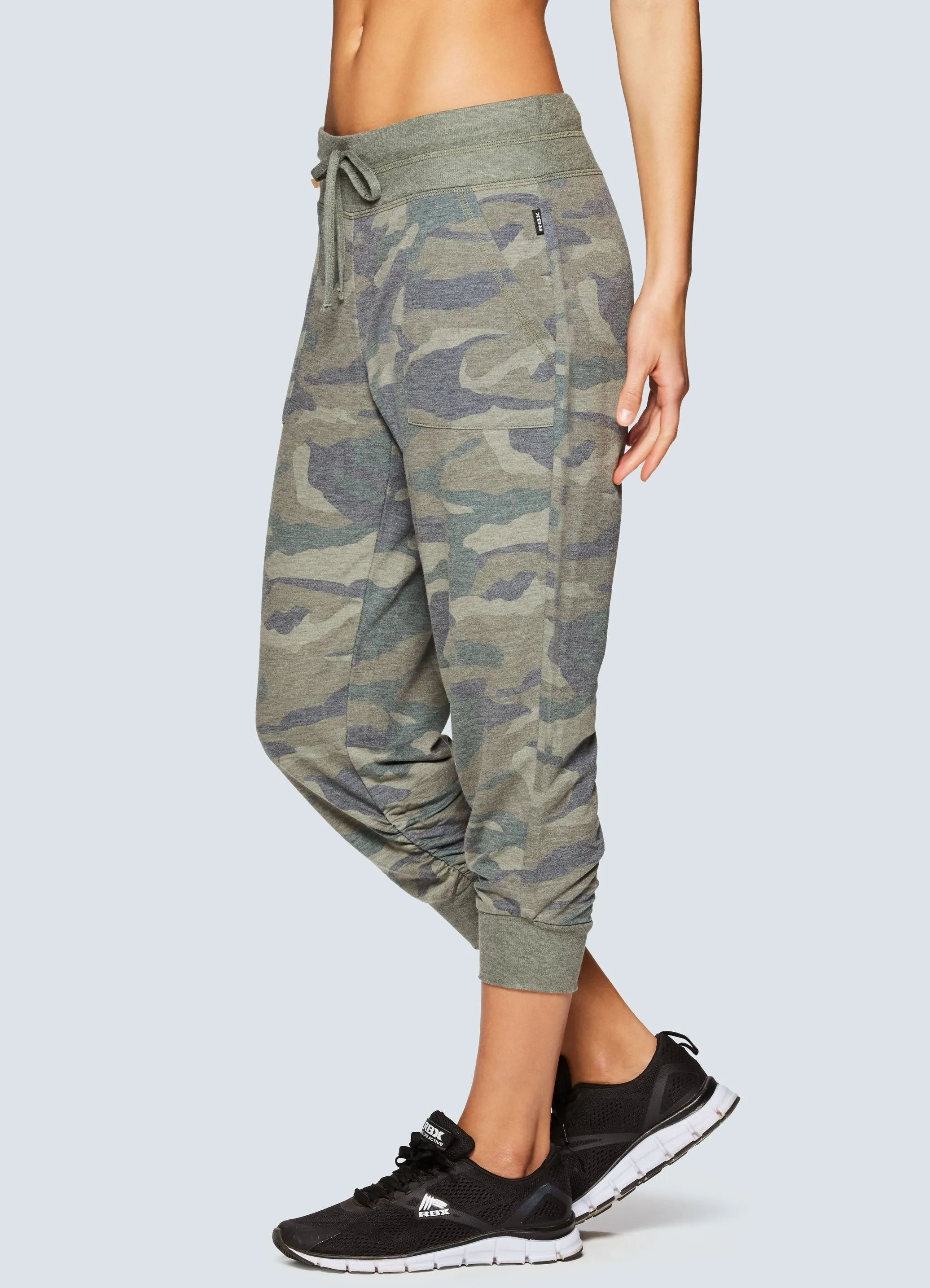 Prime Camo Print Cropped Jogger Pant