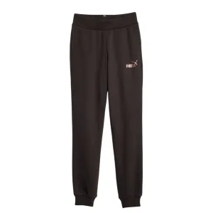 Puma pantalone in felpa da ragazza con polsino ESS  Sweatpants  672114-56 nero-bronzo