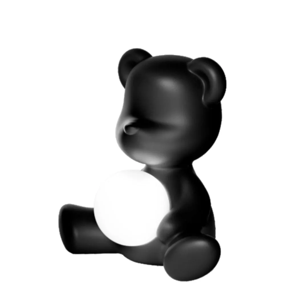 Qeeboo Teddy Girl LED table lamp in polyethylene