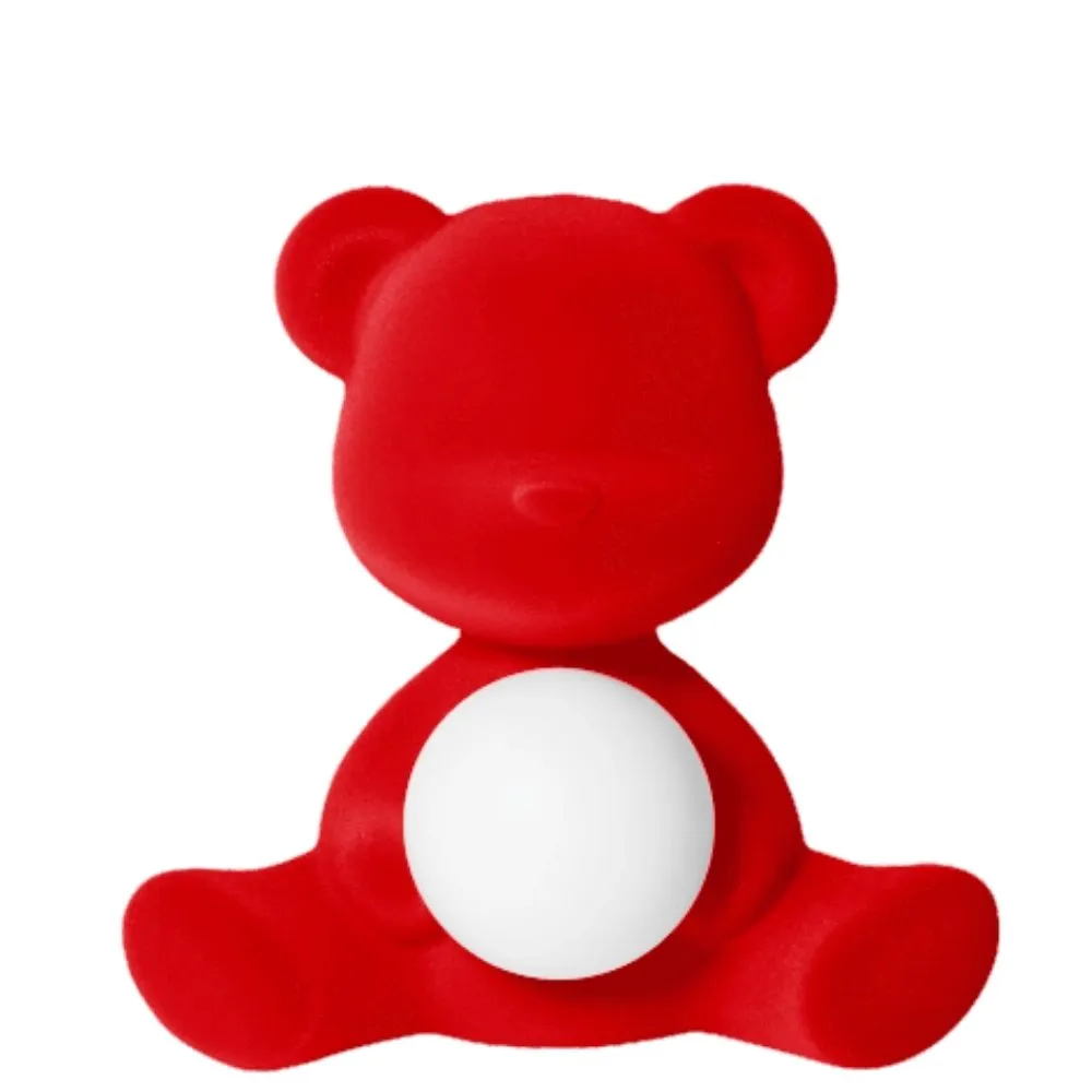 Qeeboo Teddy Girl table lamp Velvet Finish