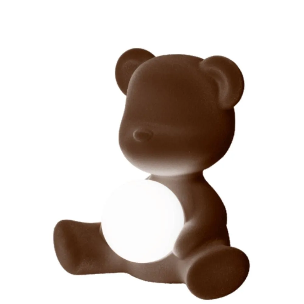 Qeeboo Teddy Girl table lamp Velvet Finish