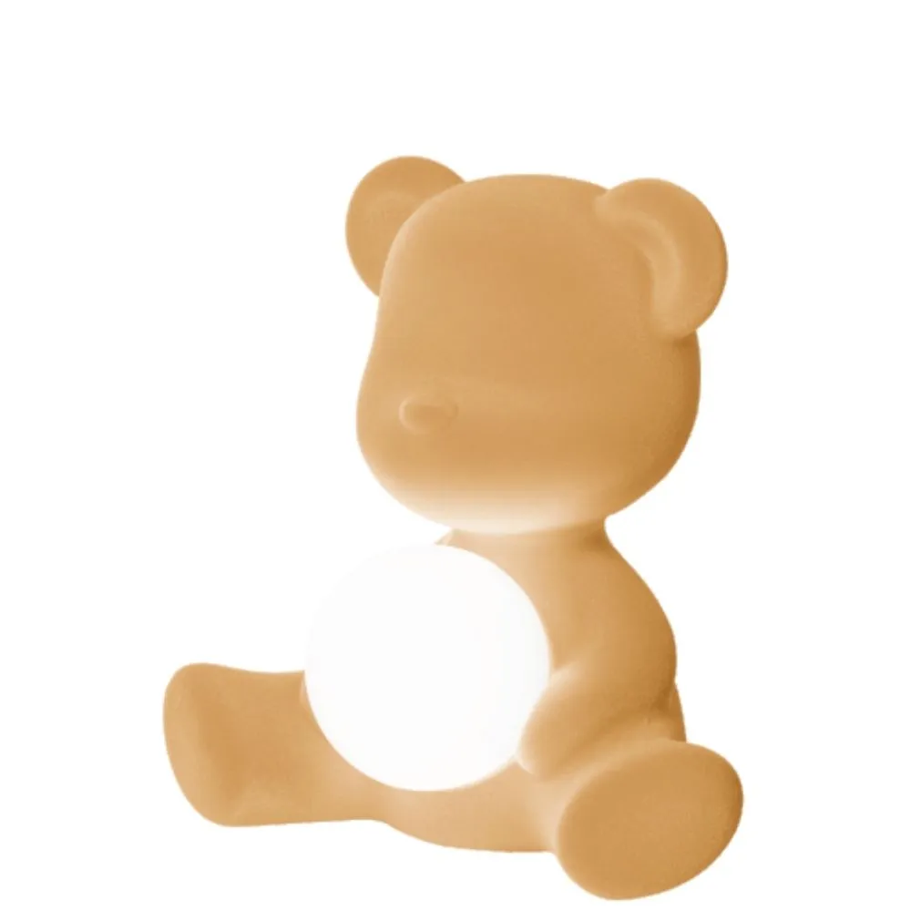 Qeeboo Teddy Girl table lamp Velvet Finish