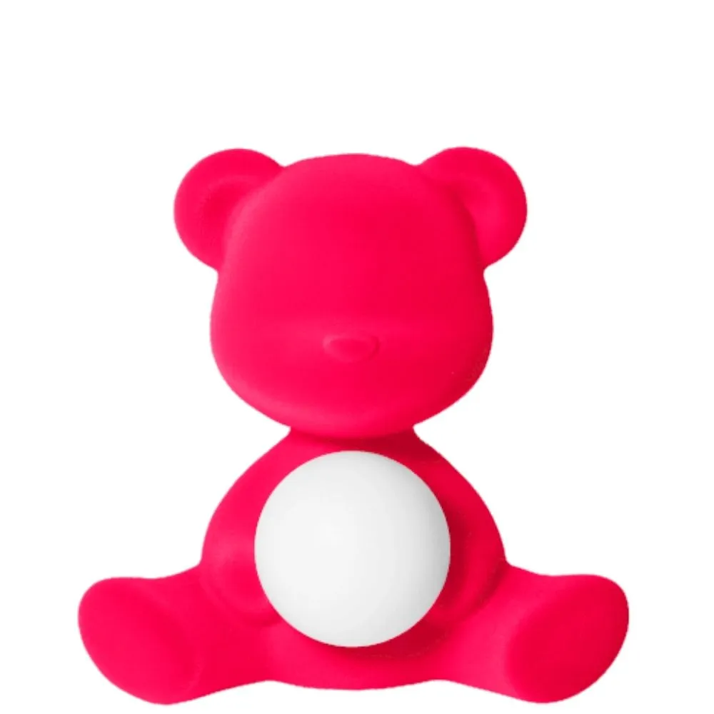 Qeeboo Teddy Girl table lamp Velvet Finish