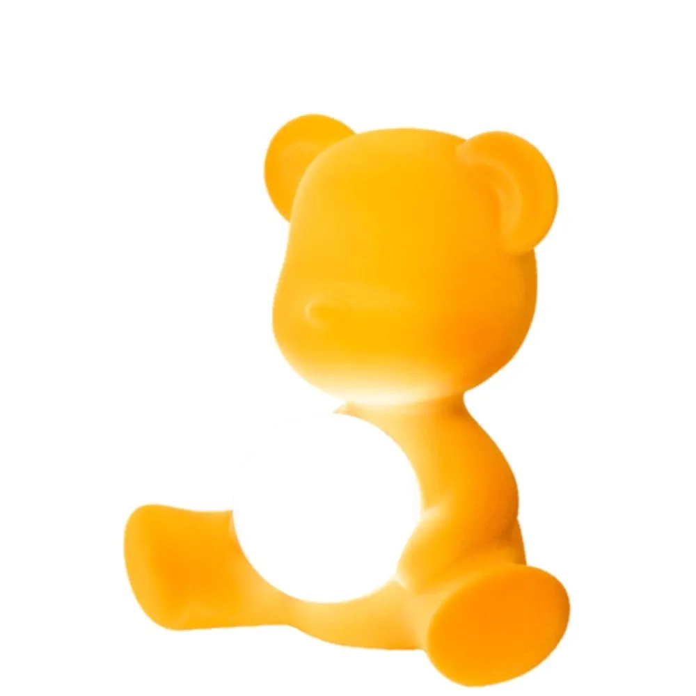 Qeeboo Teddy Girl table lamp Velvet Finish
