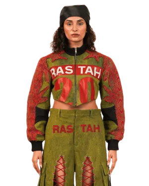 "MADE IN PAK" CROPPED JACKET