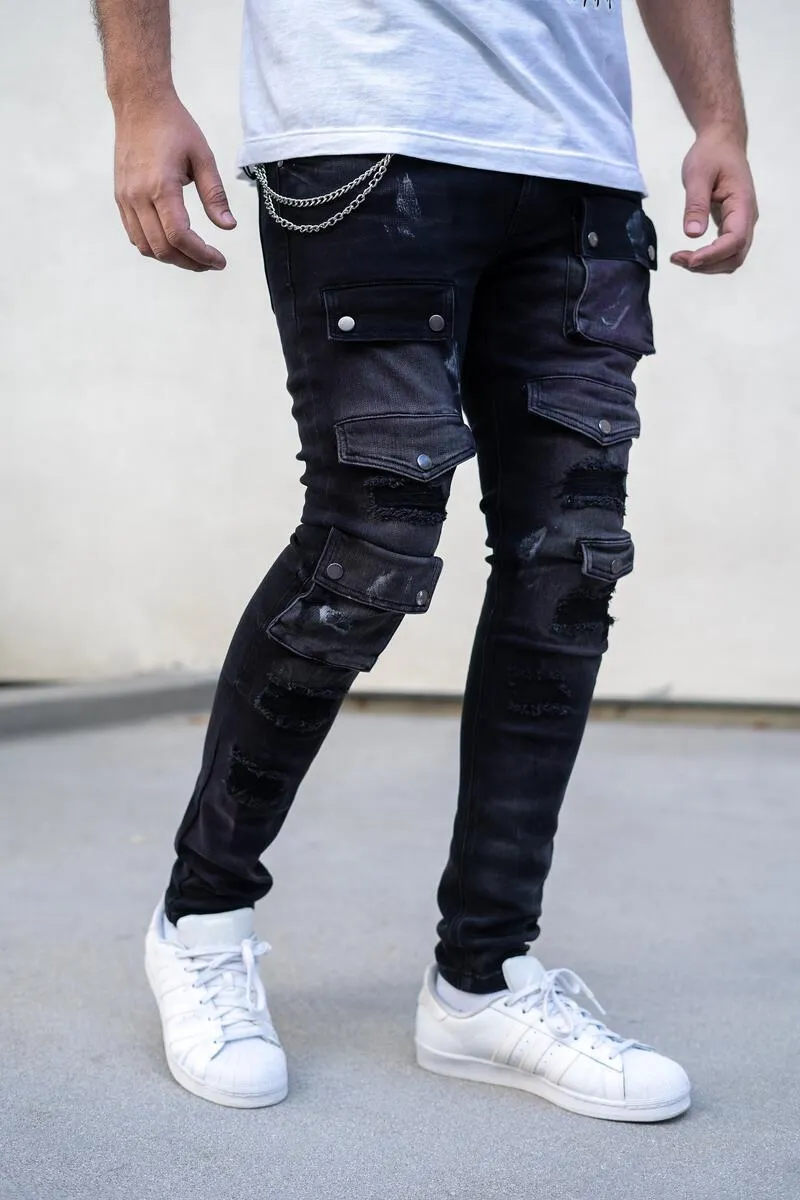 Reelistik Jasper Premium Stretch Cargo Denim