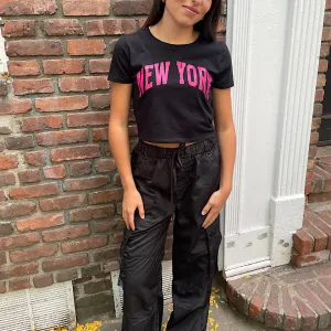 Relaxed Nylon Cargo Pants