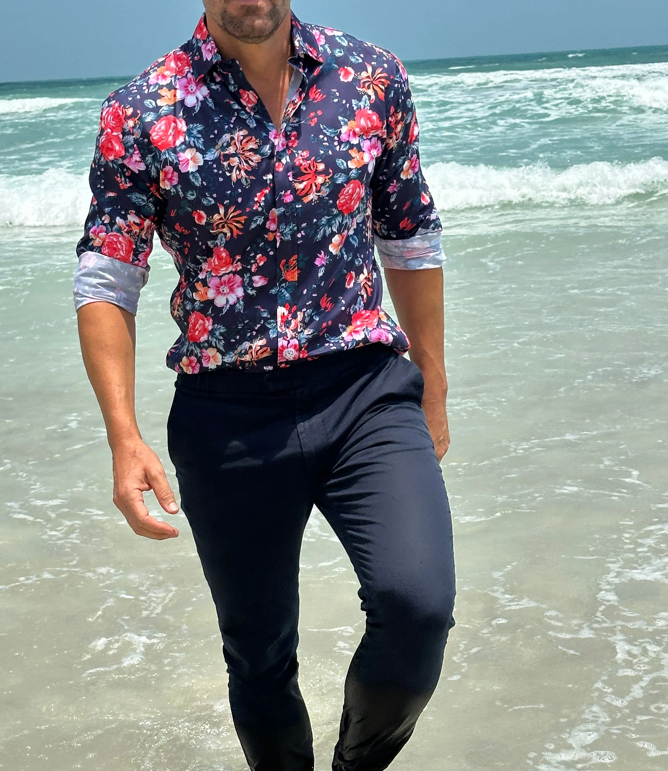 Rose Garden Party Shirt- Small Batch Series